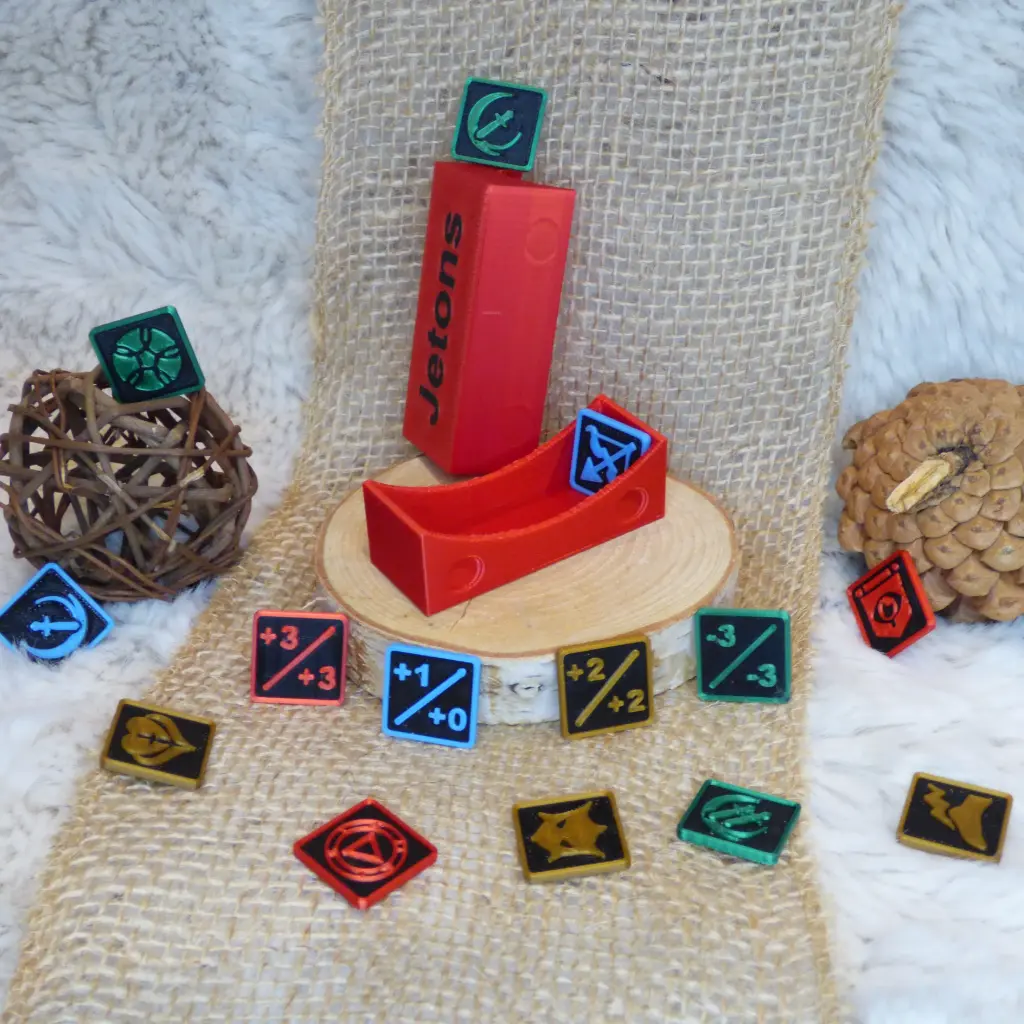 Jetons - Marqueurs - Boîte de jetons (jeton à l'unité)